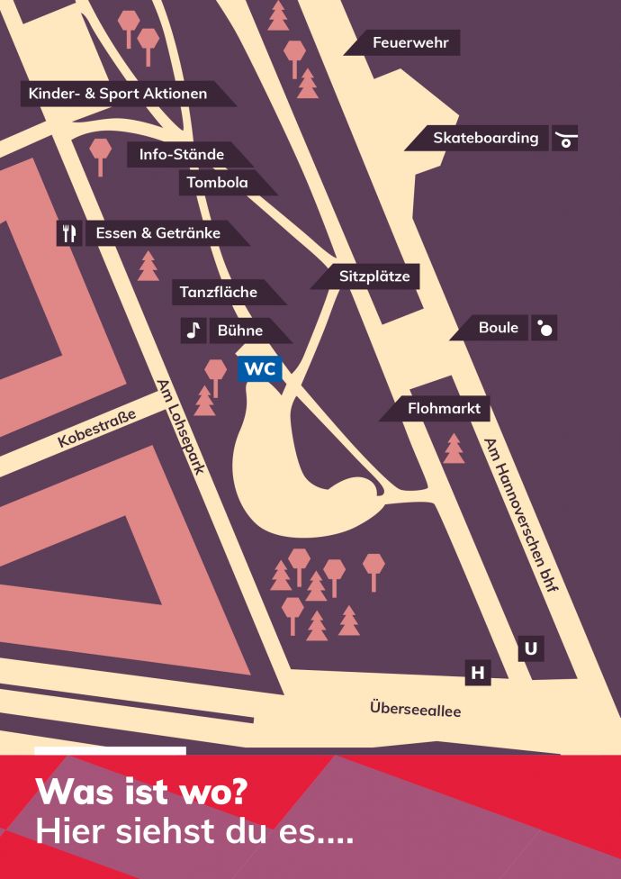 Karte vom Lohsepark