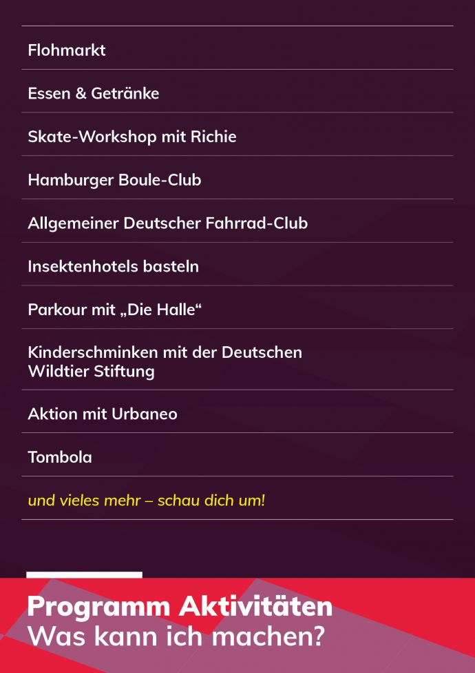 Aktivitätenplan